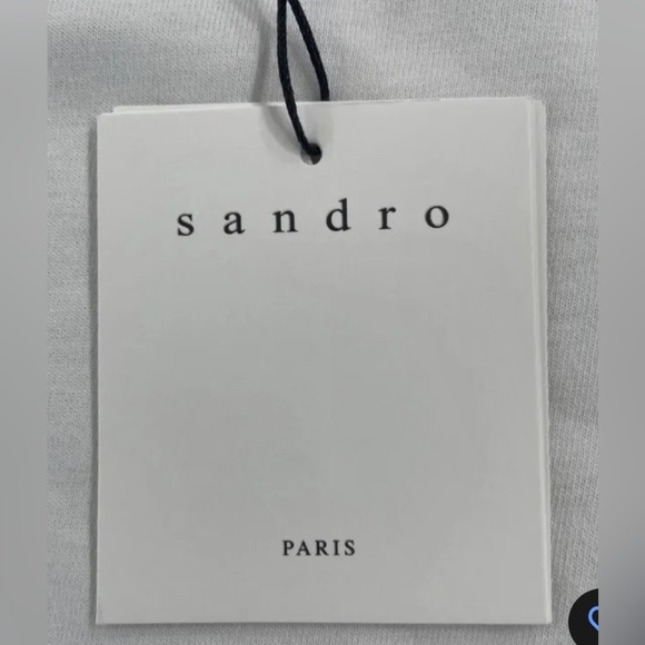 NWT Sandro Paris Rainbow Men’s T-Shirt White With Rainbow Colors Size Small - Picture 6 of 6